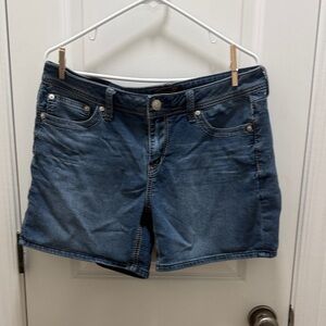 Denim shorts
